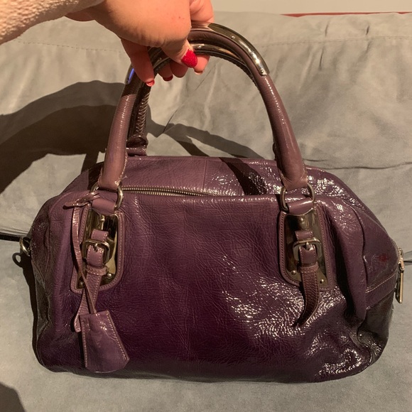 Authentic Prada Ombré Patent Leather Dome/Bowler - Picture 2 of 8